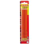 [8670408-5] herlitz Lot de 5 Lots de 4 crayons de papier Skizzo Hexagonal Bou...