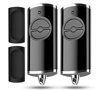 868,3 BiSecur Lot de 2 télécommandes pour ouvre-porte de garage Compatible avec Hörmann HSE2-868-BS Noir