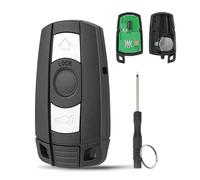 868 MHz 3 boutons NO Keyless Go Voiture Fob Télécommande Clé pour BMW Série 1 3 5 X5 X6 Z4 E60 E63 E65 E83 E85 E90 E92 FCCID : KR55WK49127 avec porte-clés tournevis