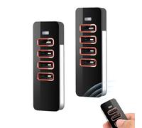868MHz Telecommande Compatible avec Sommer Pearl,4 Canaux télécommande Porte de Garage pour 4018V000, 4015862001900,Bip Portail Porte De Garage (Lot de 2)