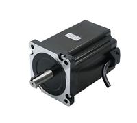 86mm Nema34 Stepper electronic starter 118mm Length 8.5N.m torque 14mm Single Or Dual Shaft 4 wire hybrid 2 phase electronic starter IDGTTLDF(14mm Dual Shaft)