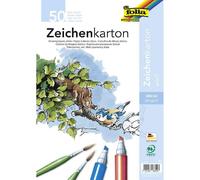 [8700] folia Pack 25 Feuilles Carton à dessin A3 200g Blanc