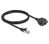 87001 Rallonge Ethernet S/FTP cat : 6a prise RJ45, connecteur RJ45 DELOCK