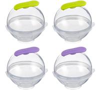 [870500] IBILI Lot de 4 Moules à Glaçons Boules 5,5cm