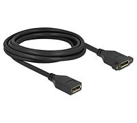 87103 Câble DisplayPort Femelle, DisplayPort recto verso 1.2 L : 3 mètres DELOCK
