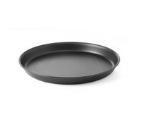 HENDI Plaque Moule Plat Pizza Four Ronde Cuisine, plaque à pizza ronde pour four, épaisseur du moule 0,75 mm, dimensions ø360x(h) 25 mm, matériau acier bleu