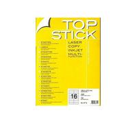 [Ref:8712] TOP STICK 1600 étiquettes universelles 105 x 37 mm Blanc