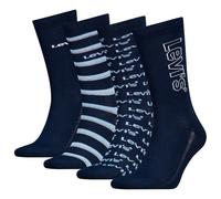 8719965009202 Logo Coupe Droite Classic Sock Giftbox, Bleu Combo, 43-46 (Lot de 4) Hommes