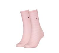 8719965009202 Petites Rayures Classic Sock, Rose Clair, 35-38 (Lot de 2) Femmes