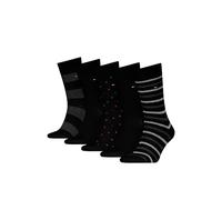 8719965009202 Rayures à Pois Sock Giftbox, Noir, 39-42 (Lot de 5) Hommes