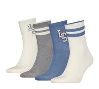 8719965009202 Tencel à Base de Teinture végétale Boîte Cadeau pour Chaussettes Courtes, Combo Blanc et Bleu, 43-46 (Lot de 4) Mixte
