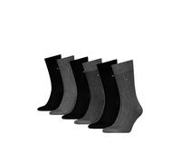 8719965009202 TH MEN SOCK 6P TIN GIFTBOX BIRDSEYE, Gris foncé mélangé, 39-42