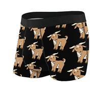 874 Boxers Courts Dessin Animé De Chèvre Caleçons Aérée Boxer Homme Fitted Caleçon Homme L