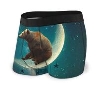874 Caleçon Homme l'ours Lunaire Caleçons Respirant Boxer Shorty Homme Confortable Slip XL
