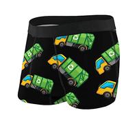 874 Caleçons Camion Poubelle Dessin Animé Boxer Shorty Homme Classique Shorts Boxer Aérée Boxers M