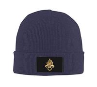 874 Chapeau d'hiver Tricoté, Logo De La Légion Étrangère Française Chaud Bonnet Tricoté Classique Bonnets Unisexe pour Cyclisme Ski Adultes