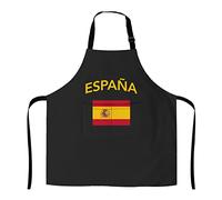 874 Chef Tablier, Drapeau Espagne Tablier De Cuisine Professionnelle Tablier Cuisine Unisexe Tablier Restaurant pour Homme Cadeaux Chef