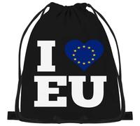 874 Sac À Dos À Cordon, J'aime Le Drapeau De L'Ue Et De l'europe Sac De Natation Premium Sac De Sport Léger Sac A Dos Cordon pour Gym Homme 36X42Cm