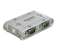 [87414] Delock Convertisseur USB 2.0 vers 4 ports sériels