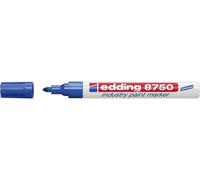 8750 Marqueur Peinture Spécial Industrie - Bleu - 1 Stylo - Pointe Ronde 2-4 Mm - Pour Écrire Sur Une Surface Poussiéreuse, Légèrement Huileuse, Pneu, Métal, Verre Et Du Bois - Permanent[Z2916]