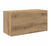 (87506)Mobilier Suspendu pour salle de bains CHIC,Armoire murale de bain chêne artisanal ,bois d'ingénierie FR