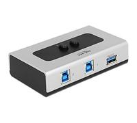 [87667] Delock Commutateur USB 3.0 2 ports manuel bidirectionnel