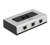 [87673] Delock Commutateur manuel RJ45 2 vers 1 + 1 vers 2 Bidirectionnel