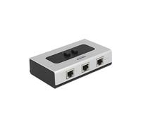 DeLOCK 87673 hub & concentrateur 1000 Mbit/s Noir, Gris - Hubs & concentrateurs (RJ-45, 1000 Mbit/s, Noir, Gris, Plastique, 68 mm, 112 mm)