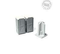 87train 221039 Lot De 2 Baignoires Chimiques À L’Échelle 1:87 H0