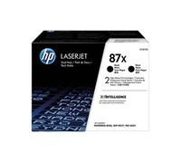 87X - Pack de 2 - à rendement élevé - noir - original - LaserJet - cartouche de toner (CF287XD) - pour LaserJet Enterprise M506, MFP M527; LaserJet