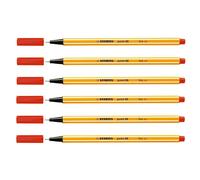 STABILO point 88 stylo fin Rouge 1 pièce(s)