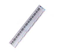 88 feuilles de référence pour piano portable PP texture système d'annotation de piano ergonomique aide à l'apprentissage pour les débutants