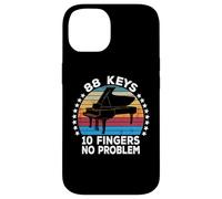 88 Keys 10 Fingers Pianist Musician Keyboard Player Piano Coque pour iPhone 14