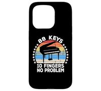 88 Keys 10 Fingers Pianist Musician Keyboard Player Piano Coque pour iPhone 15 Pro