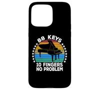88 Keys 10 Fingers Pianist Musician Keyboard Player Piano Coque pour iPhone 15 Pro Max