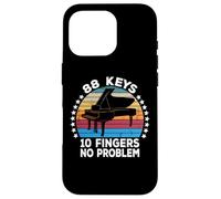 88 Keys 10 Fingers Pianist Musician Keyboard Player Piano Coque pour iPhone 16 Pro