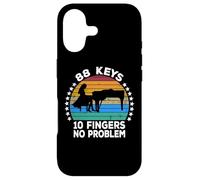 88 Keys 10 Fingers Pianist Musician Keyboard Player Piano Coque pour iPhone 17