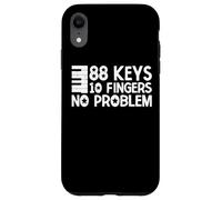 88 Keys 10 Fingers Pianist Musician Keyboard Player Piano Coque pour iPhone XR