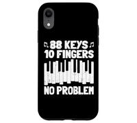 88 Keys 10 Fingers Pianist Musician Keyboard Player Piano Coque pour iPhone XR