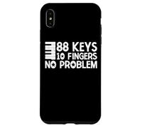 88 Keys 10 Fingers Pianist Musician Keyboard Player Piano Coque pour iPhone XS Max