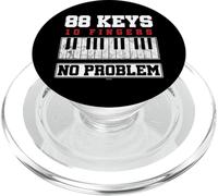 88 Keys No Problem Pianiste Claviériste Piano Musique PopSockets PopGrip pour MagSafe