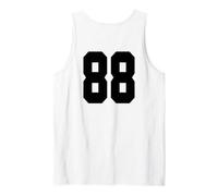 #88 Number 88 Maillot de sport Mon joueur préféré #88 Débardeur