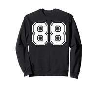 88 numéros Quatre-Vingt-Huit Sports d'équipe Correspondant à l'équipe Varsity Sweatshirt