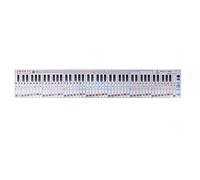 88 outils d'apprentissage du piano - Feuille de référence - Texture PP - Convient à tous les âges - Guide de doigté portable