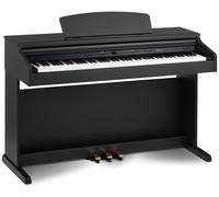 Classic Cantabile DP-50 SM Piano Numérique - 88 touches clavier pondérée à marteaux - Clavier électronique avec USB, 3 Pédales, 32 polyphonie, 14 voix - Synthetiseur debutant - Noir mat