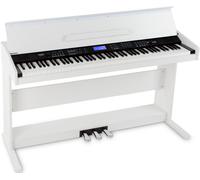 88 Touches Piano Digital Numérique Clavier de maison 3 pédales USB Midi blanc