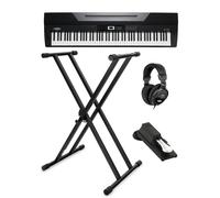 88 Touches Stage Piano Clavier Numerique Synthetiseur Set Support Pedal Casque