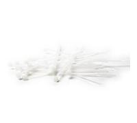 880 ALFA - Colliers de serrage en nylon, lot de 200 serre-câbles, 300 x 7,6 mm, transparents, résistants aux UV, qualité industrielle, collier rilsan, longue durée de vie