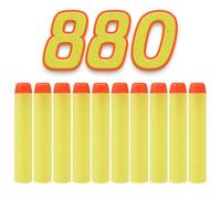 880 Nerf Elite 2.0 Fléchettes en mousse, 7,2 cm, recharge de munition, compatible avec Nerf Hasbro Fortnite (jaune)