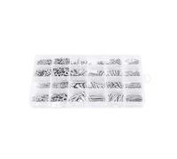 880 Pcs M2 M3 M4 M5 Stainless Steel Socket Head Cap Screws, Bolts and Nuts Kit, Round Head Fasteners Assortment for Assembly and Repair